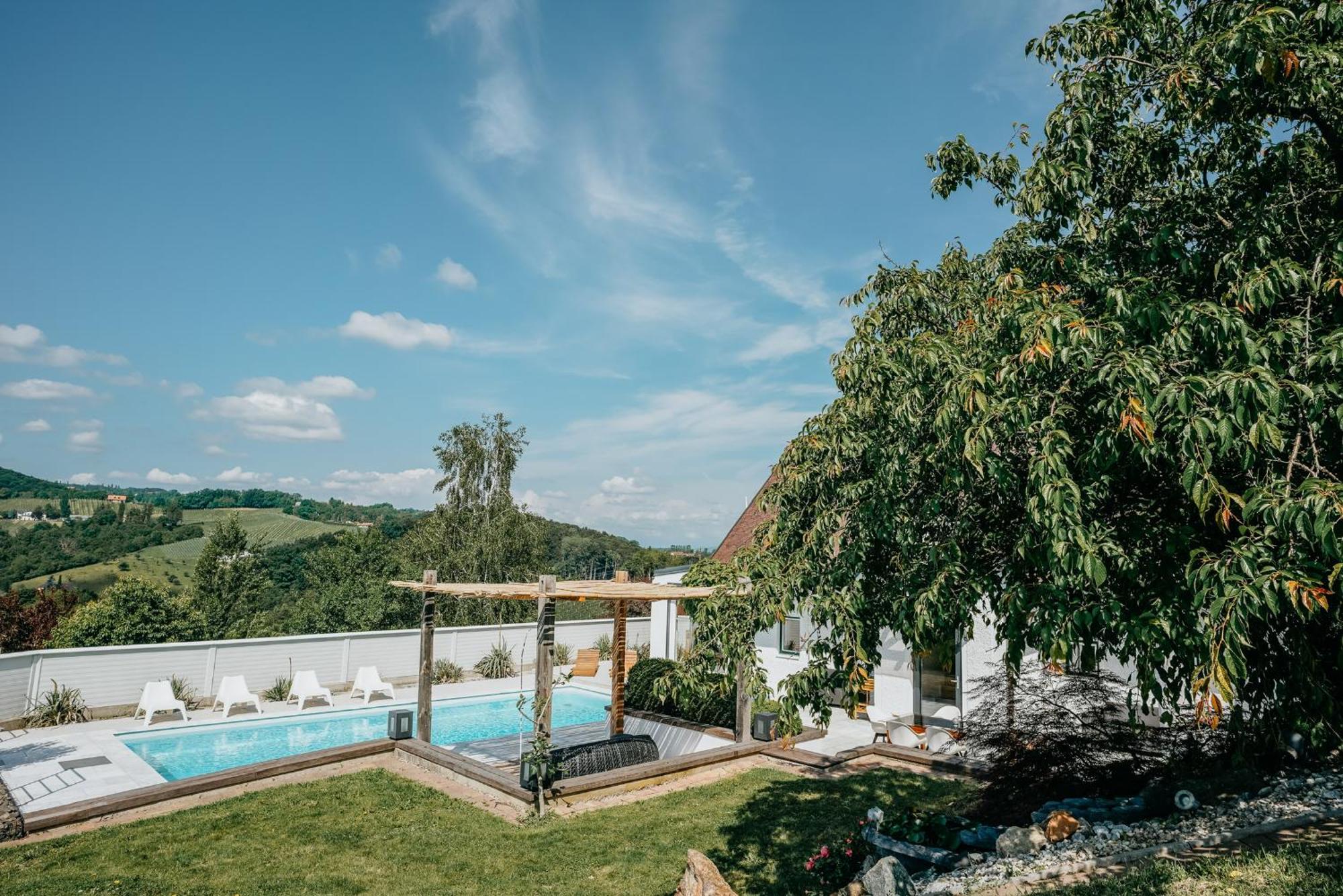 Weingut Holler Chalet Weingarten Spielfeld Εξωτερικό φωτογραφία