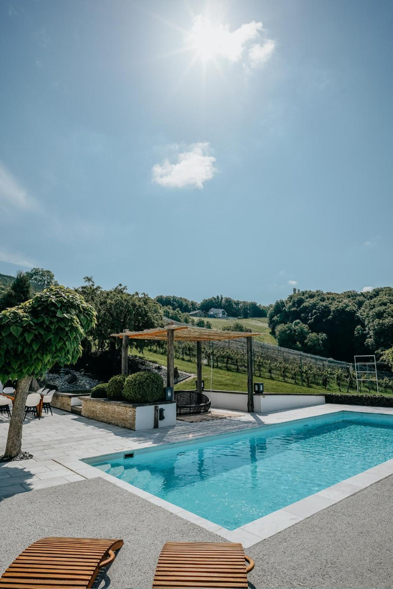 Weingut Holler Chalet Weingarten Spielfeld Εξωτερικό φωτογραφία